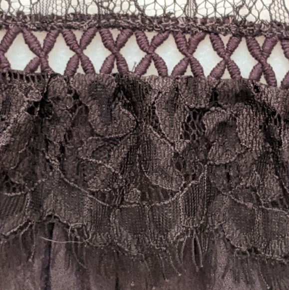 Xhileration Women's Long Sleeve Lace Top Size Small - Picture 7 of 8